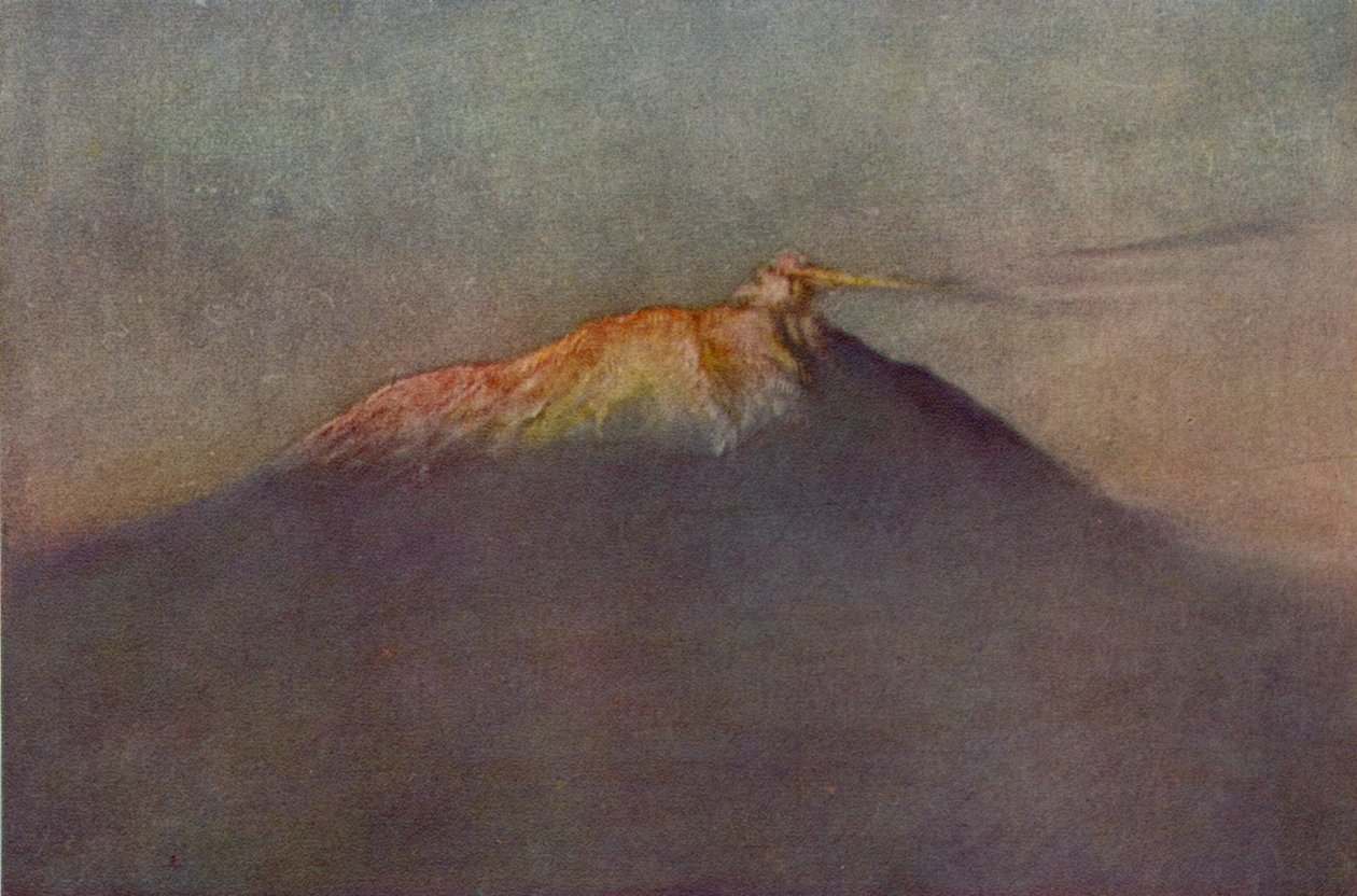 埃雷布斯山（Mount Erebus），1911年，1913年 作者 查尔斯·爱德华·威尔逊