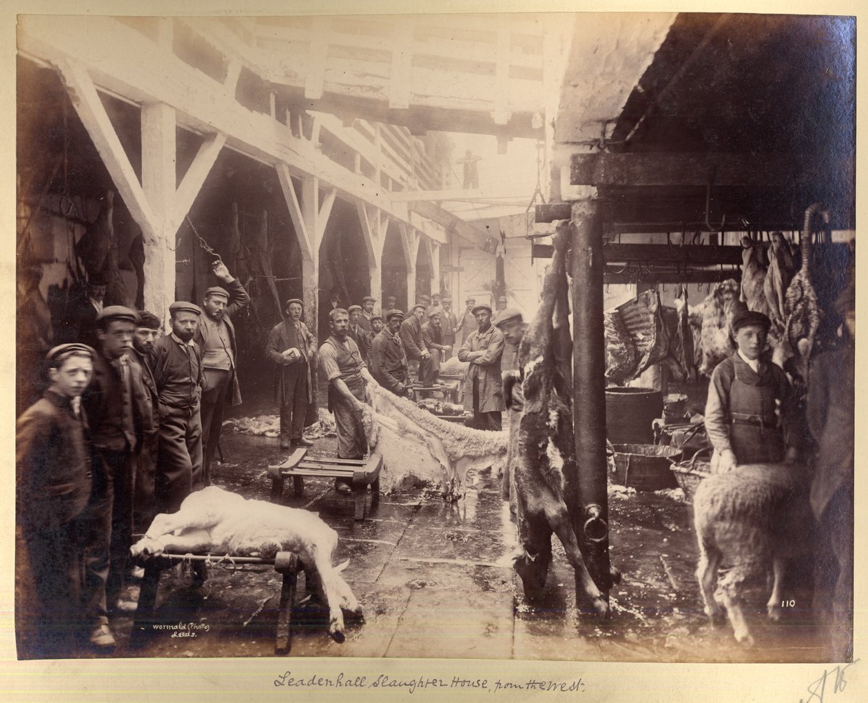 Leadenhall Slaughter House, from the West 作者 爱德华·沃尔玛德（Edward Wormald）