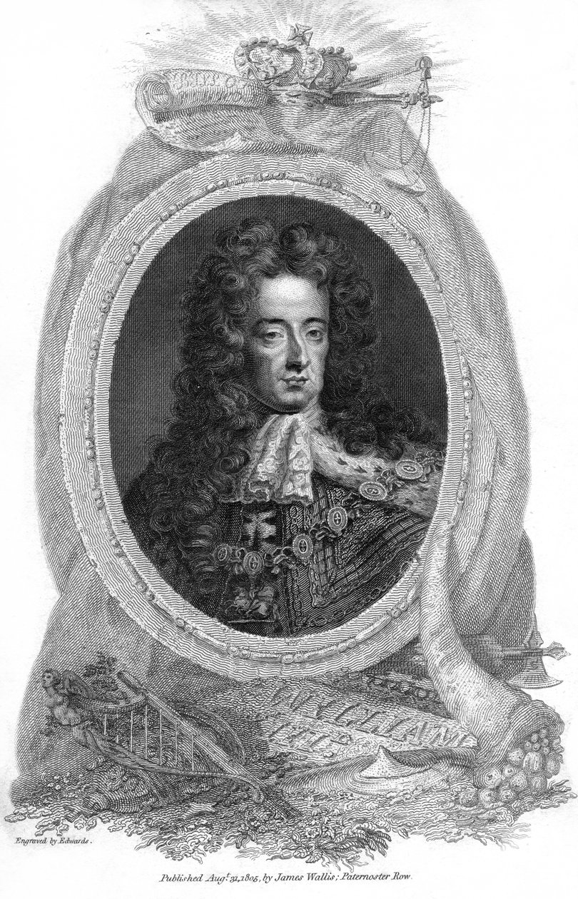 威廉三世（William III），英格兰，苏格兰和爱尔兰国王，1805年。 作者 爱德华兹