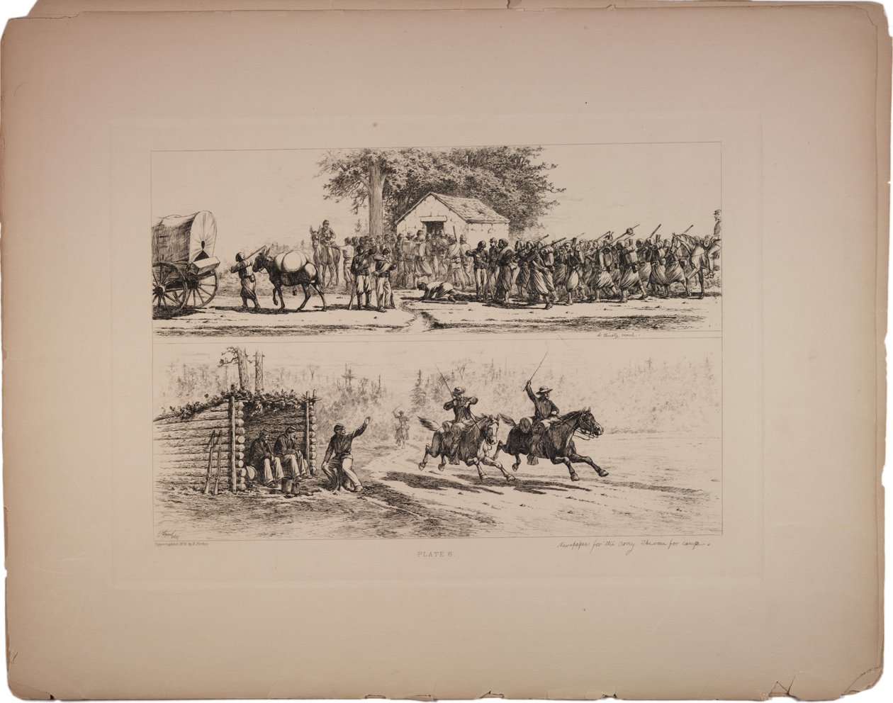 1876年，一个口渴的人群在古老的温室里 作者 埃德温·奥斯汀·福布斯