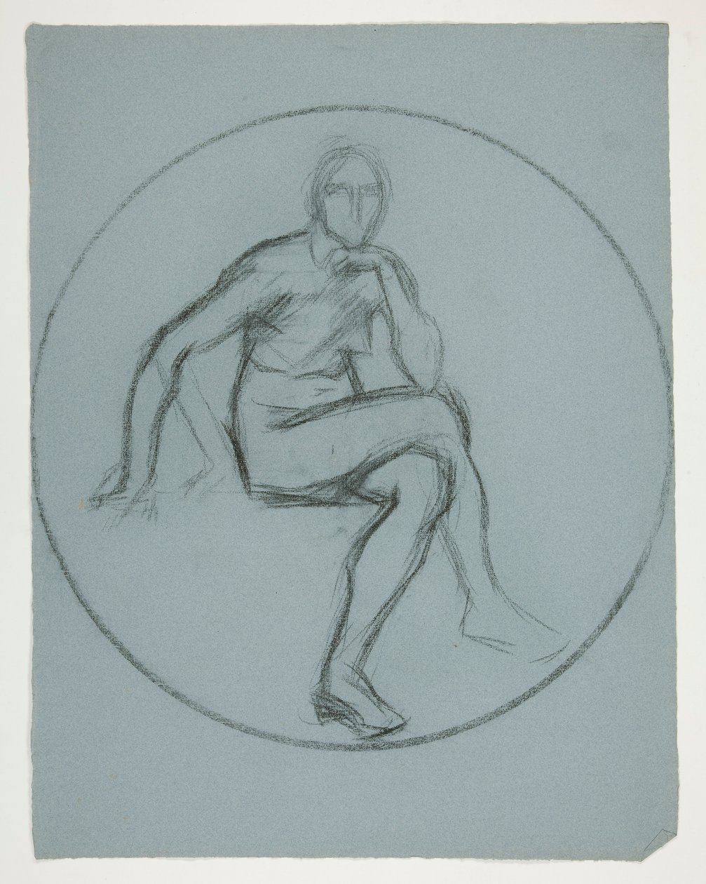 宾夕法尼亚州哈里斯堡州议会大厦壁画奖章研究，1902-1911 年（由约翰-辛格-萨金特完成） 作者 埃德温奥斯汀修道院