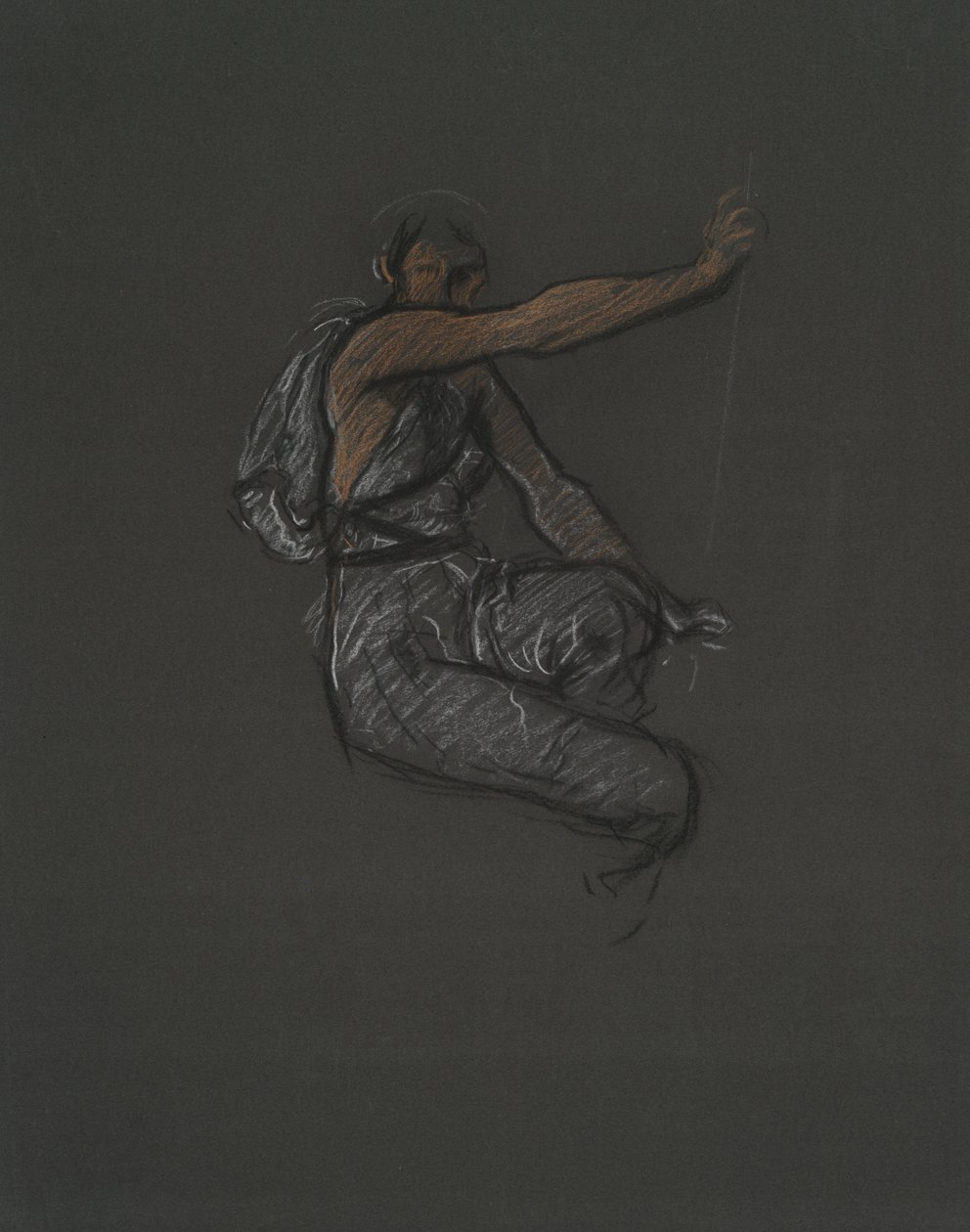 宾夕法尼亚州议会大厦壁画项目的不明人物研究，哈里斯堡，1902-1911 年 作者 埃德温奥斯汀修道院