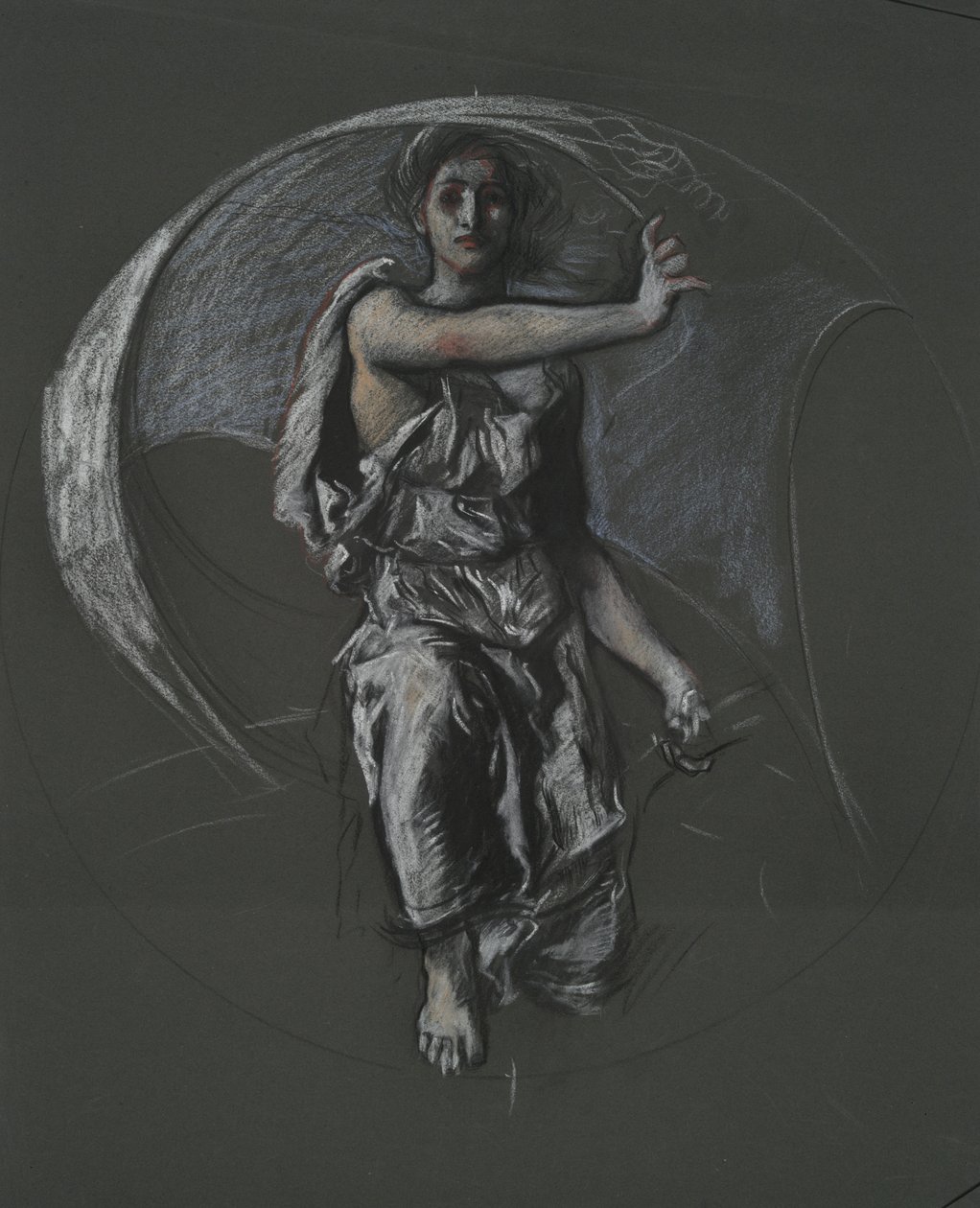 宾夕法尼亚州议会大厦壁画项目的不明人物研究，哈里斯堡，1902-1911 年 作者 埃德温奥斯汀修道院