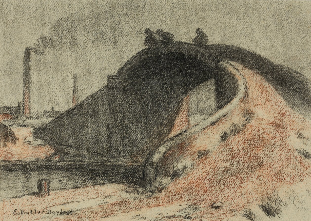 运河桥（纸上粉彩画） 作者 埃德温·巴特勒·贝利斯