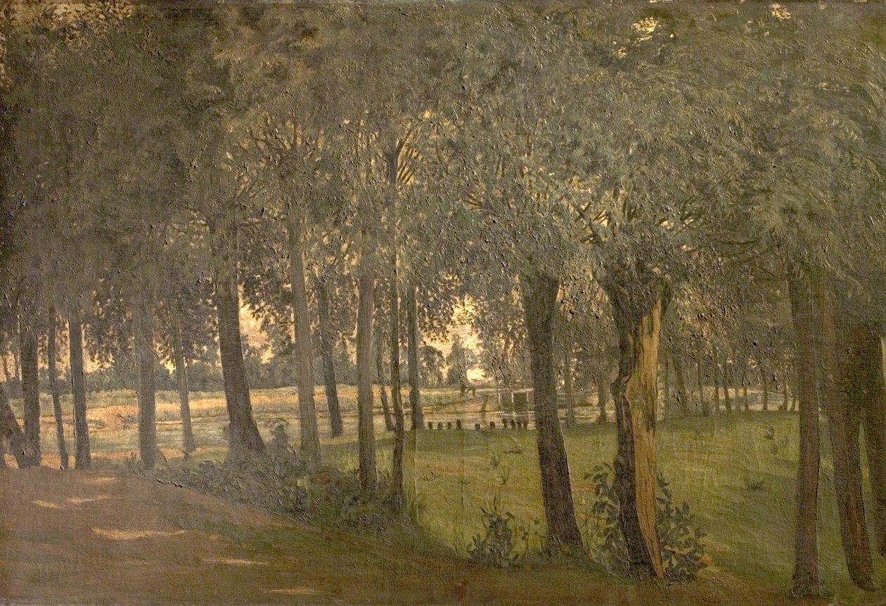 在Willows，Sunbury-on-Thames，Middlesex 作者 埃德温·爱德华兹