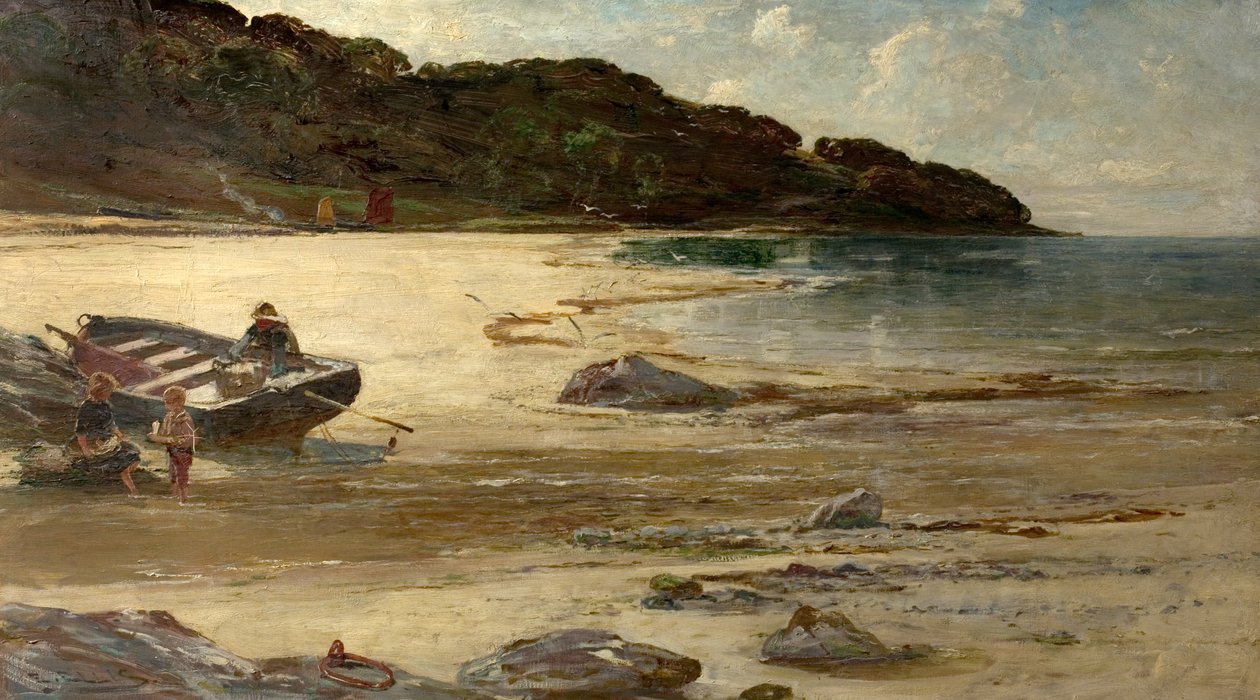 海岸风光，1891年 作者 埃德温·埃利斯