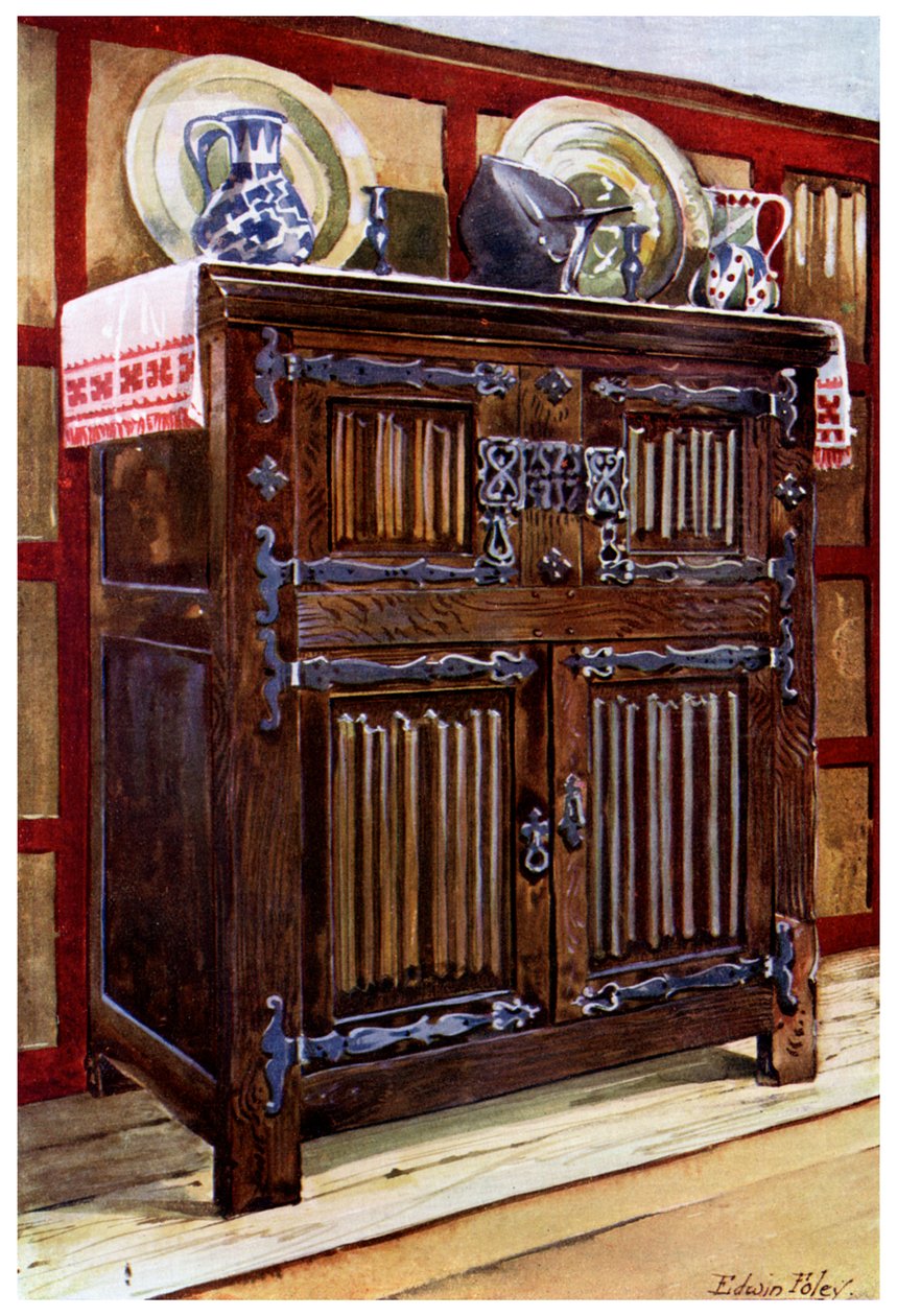 橡木双厨，1910年。 作者 埃德温·佛利