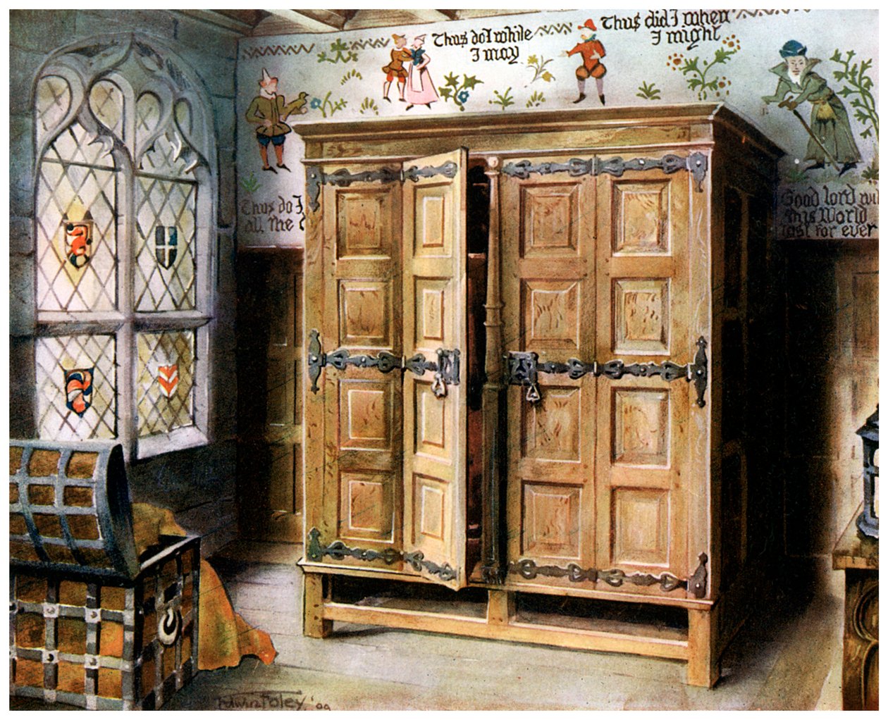 橡树出版社，陌生人大厅，诺里奇，诺福克，1910年。 作者 埃德温·佛利