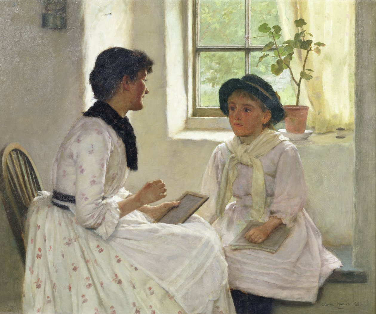 教训，1889年 作者 埃德温·哈里斯（Edwin Harris）
