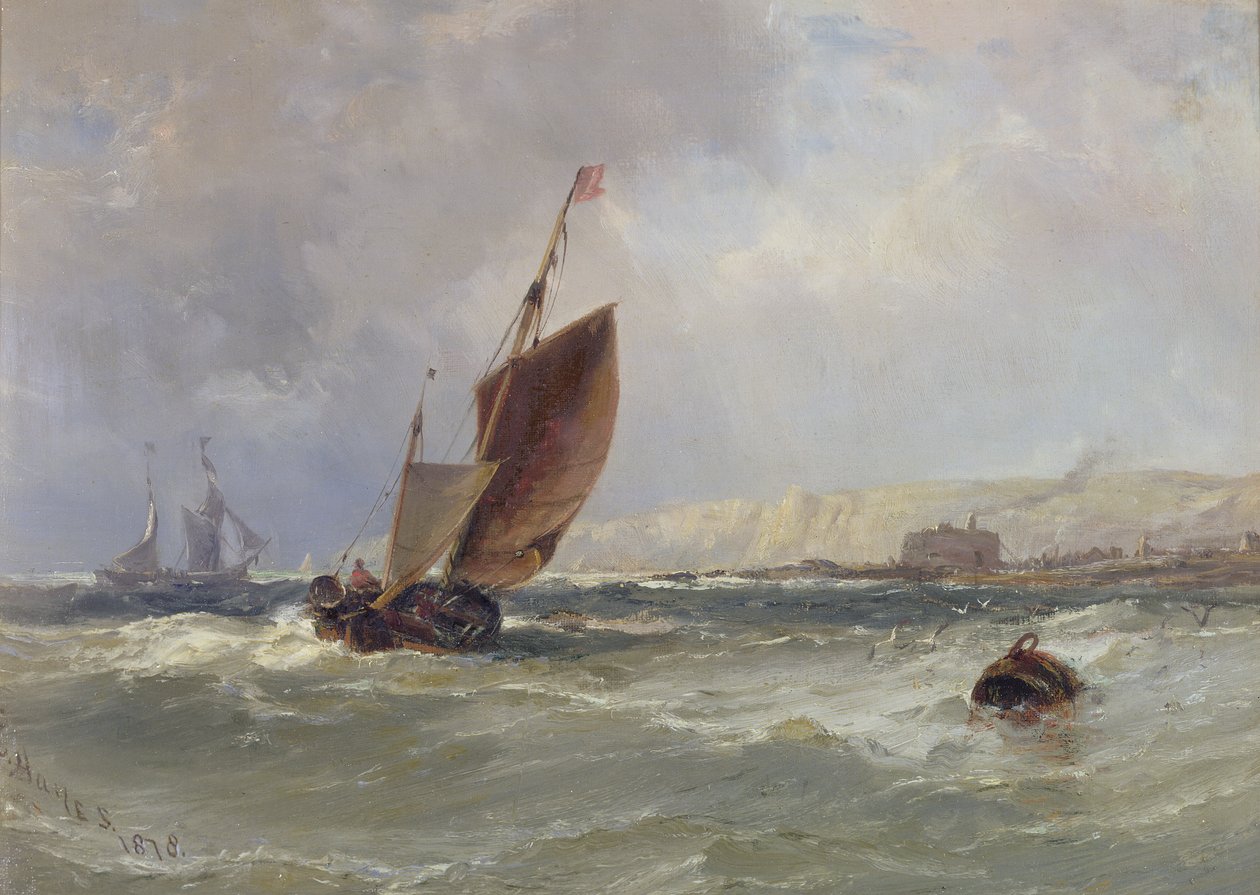 都柏林湾，1878年 作者 埃德温·海斯（Edwin Hayes）