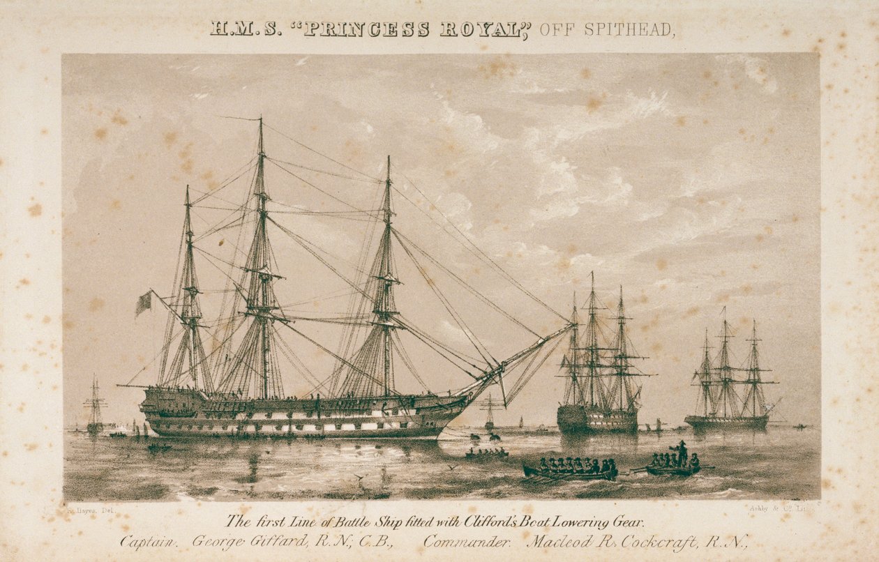 皇家公主号（1853 年） 作者 埃德温·海斯（Edwin Hayes）