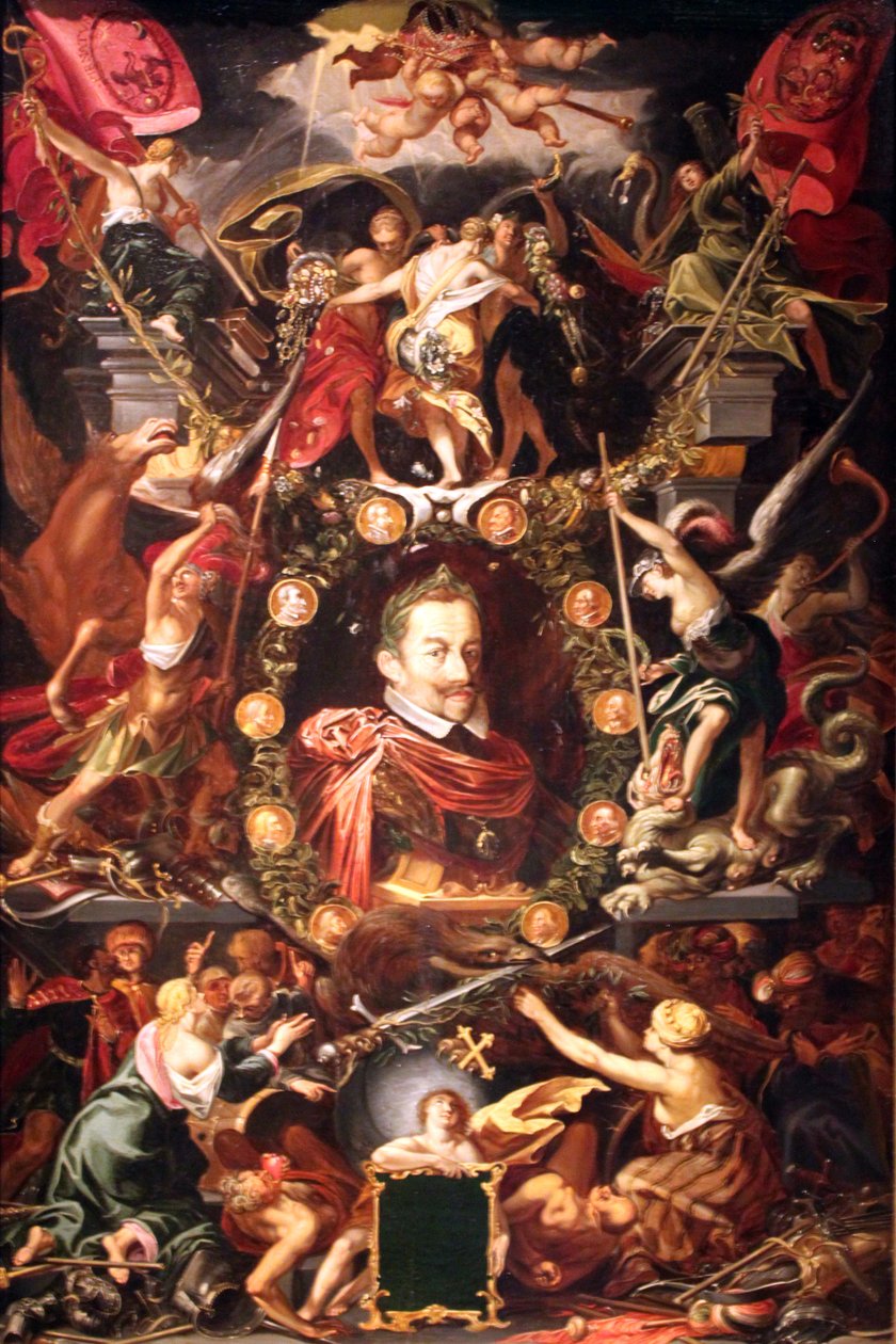 皇帝马蒂亚斯统治的寓言（1557-1619） 作者 Aegidius Sadeler或Saedeler