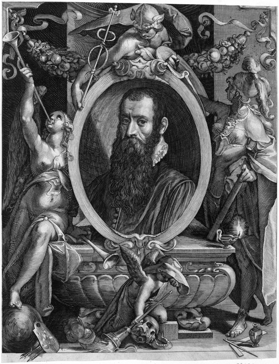 描绘的人：Pieter Bruegel（I） 作者 Aegidius Sadeler或Saedeler