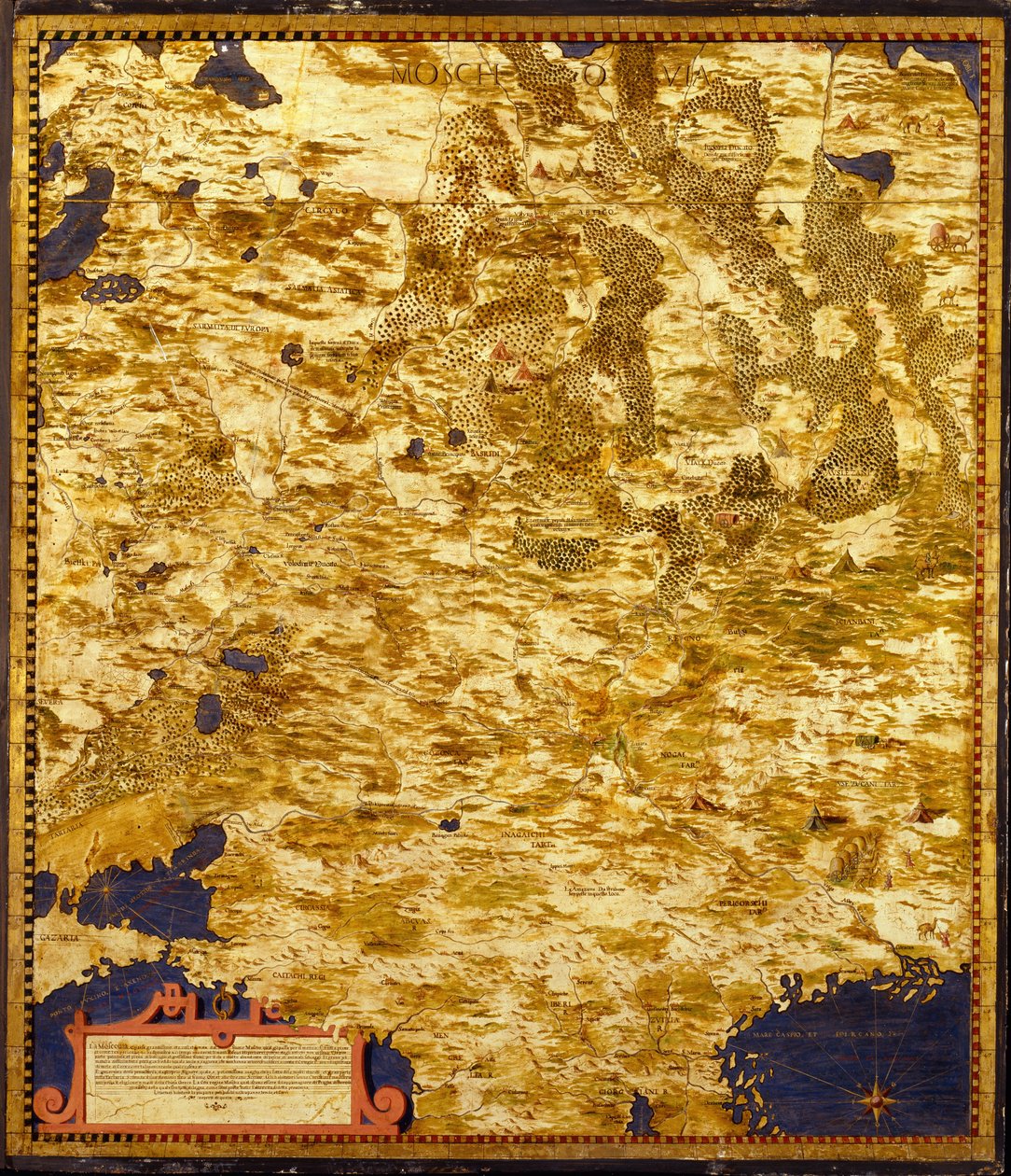 俄罗斯莫斯科，约1565年 作者 埃尼亚齐奥·丹蒂（Egnazio Danti）
