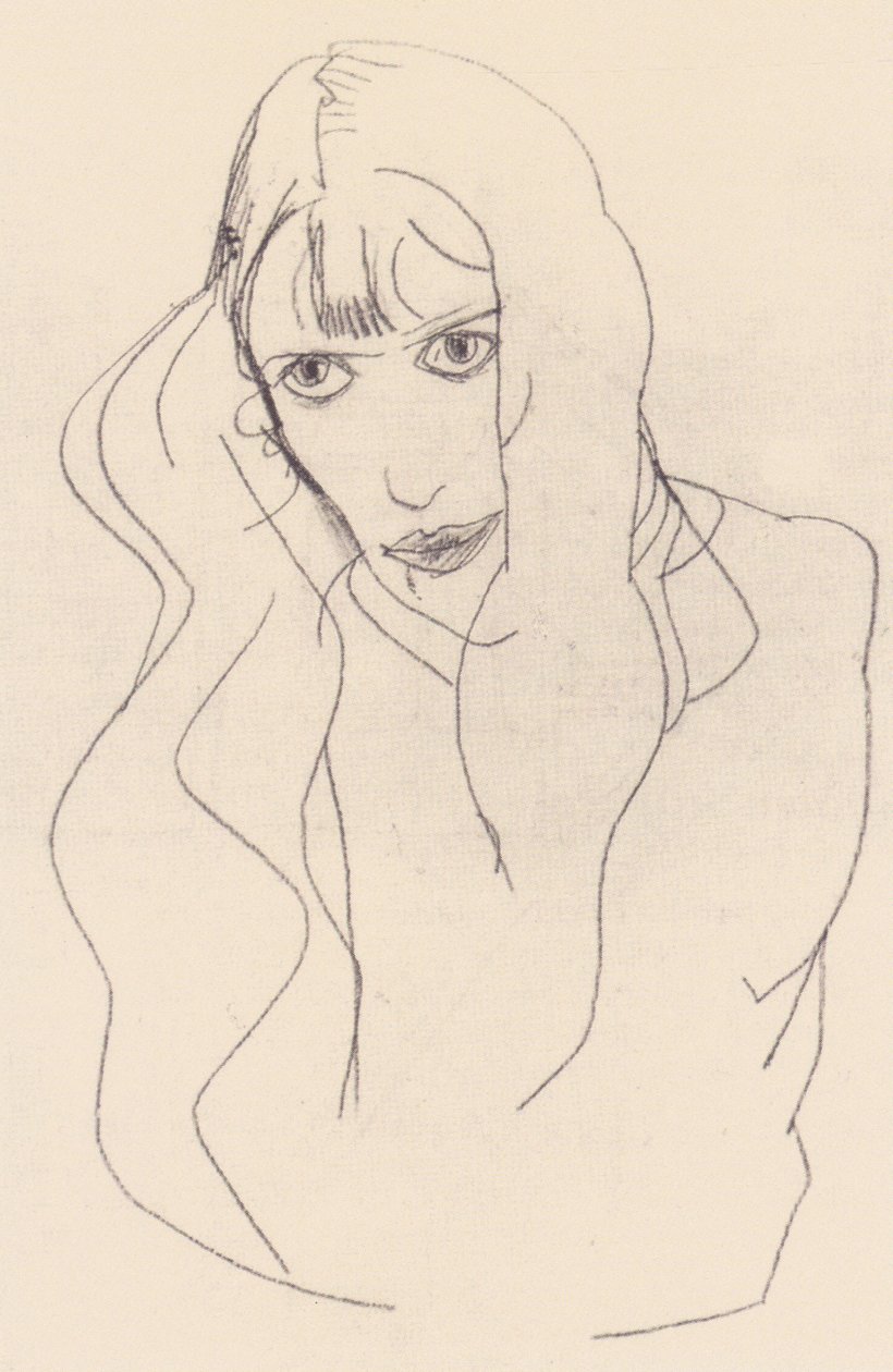 女人肖像沃利 作者 埃贡·席勒（Egon Schiele）