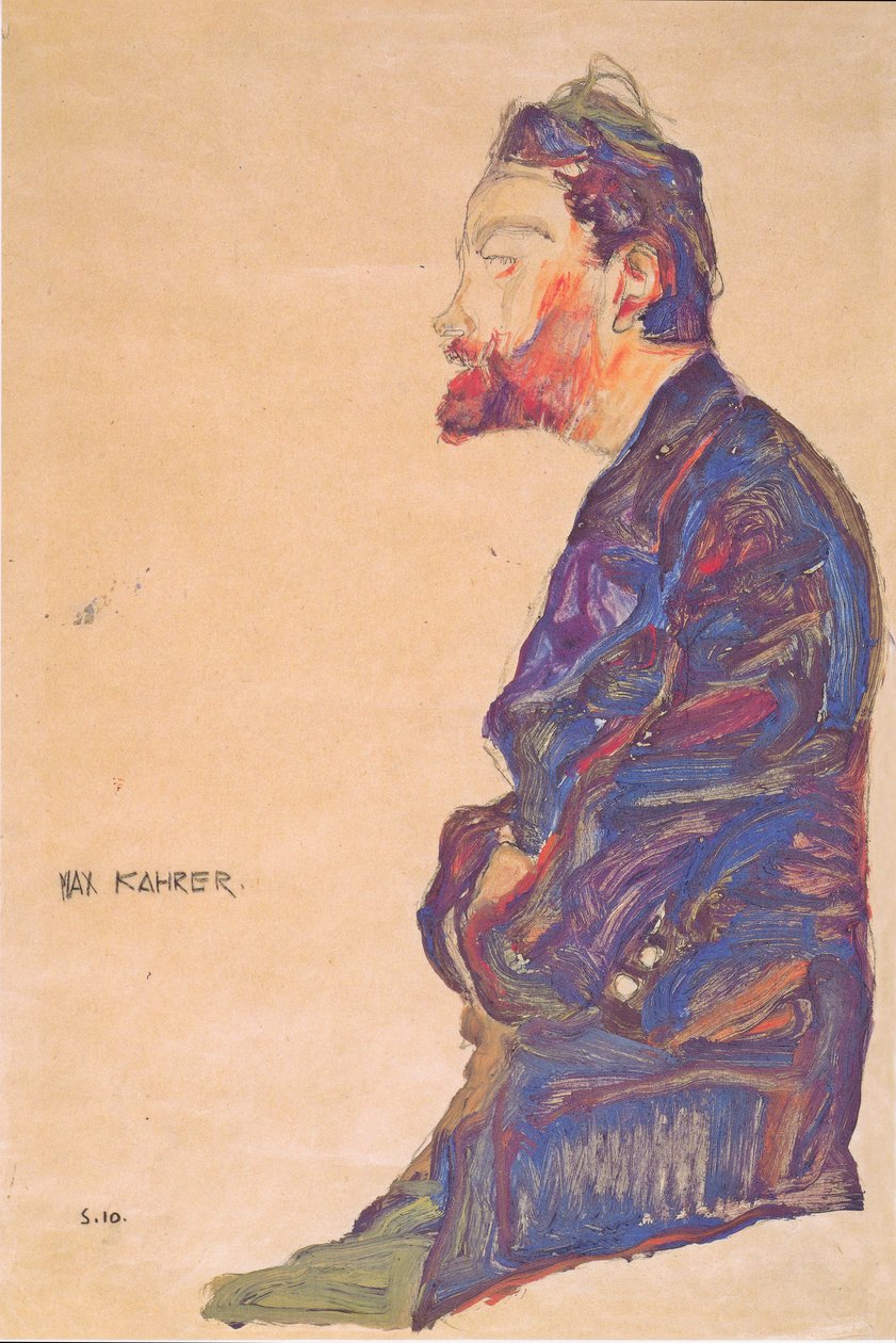 Max Kahrer的个人资料 作者 埃贡·席勒（Egon Schiele）