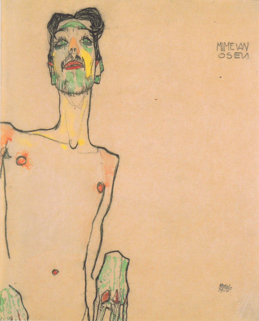 Mime van Osen 作者 埃贡·席勒（Egon Schiele）