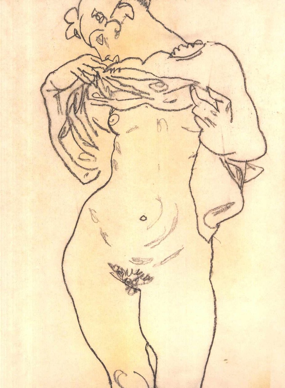 法案 作者 埃贡·席勒（Egon Schiele）