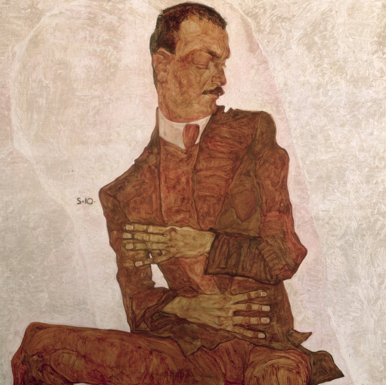 亚瑟·罗斯勒，1910年 作者 埃贡·席勒（Egon Schiele）