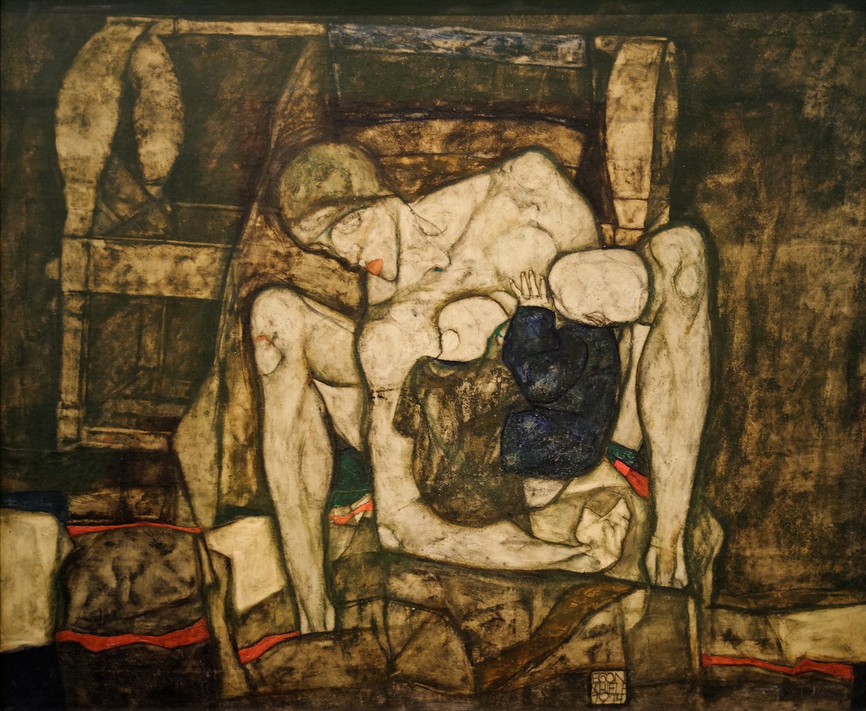 盲目的母亲 作者 埃贡·席勒（Egon Schiele）