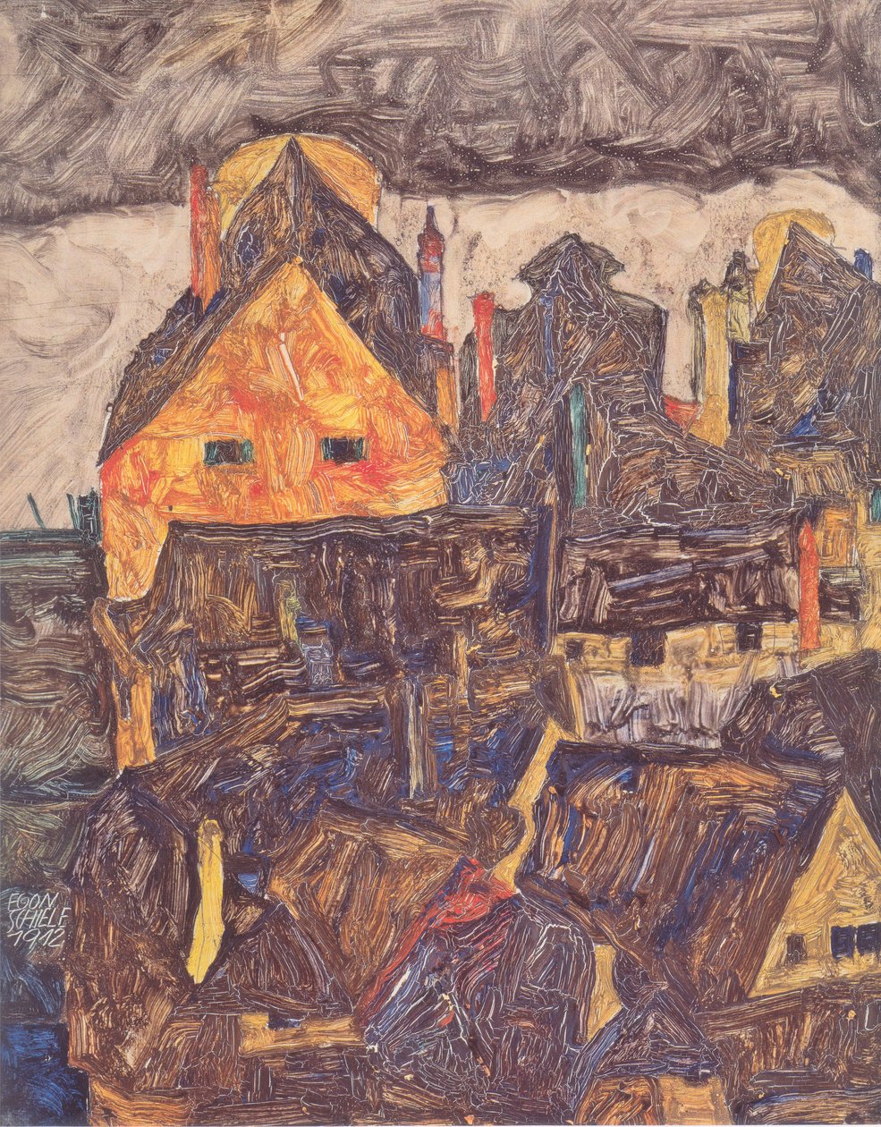 旧城我（死城V） 作者 埃贡·席勒（Egon Schiele）