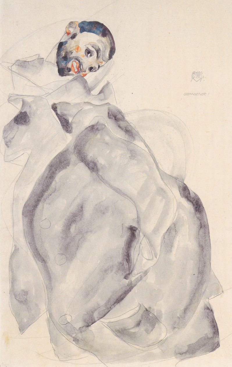 囚犯 作者 埃贡·席勒（Egon Schiele）
