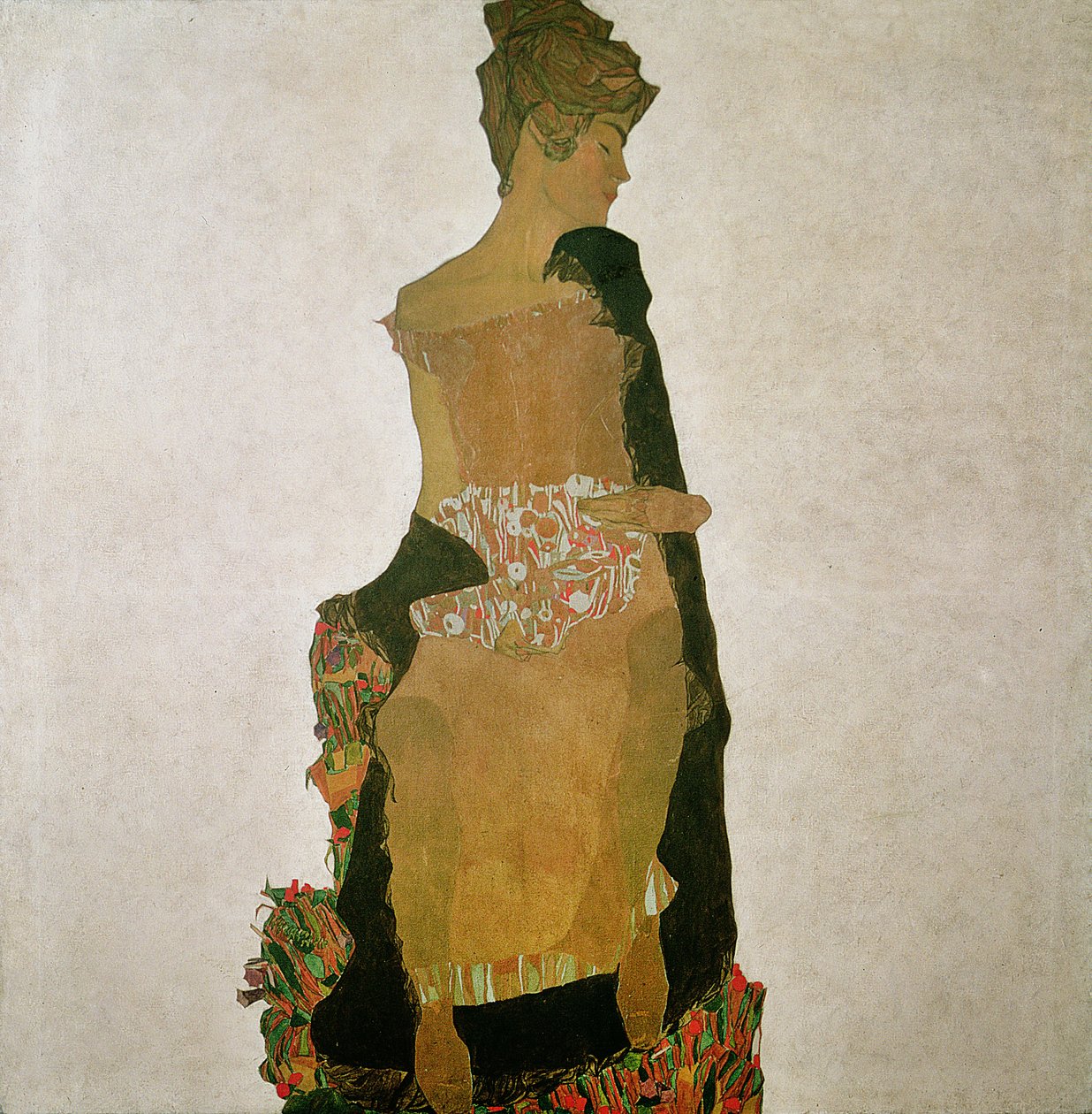 Gerti Schiele，1909年 作者 埃贡·席勒（Egon Schiele）