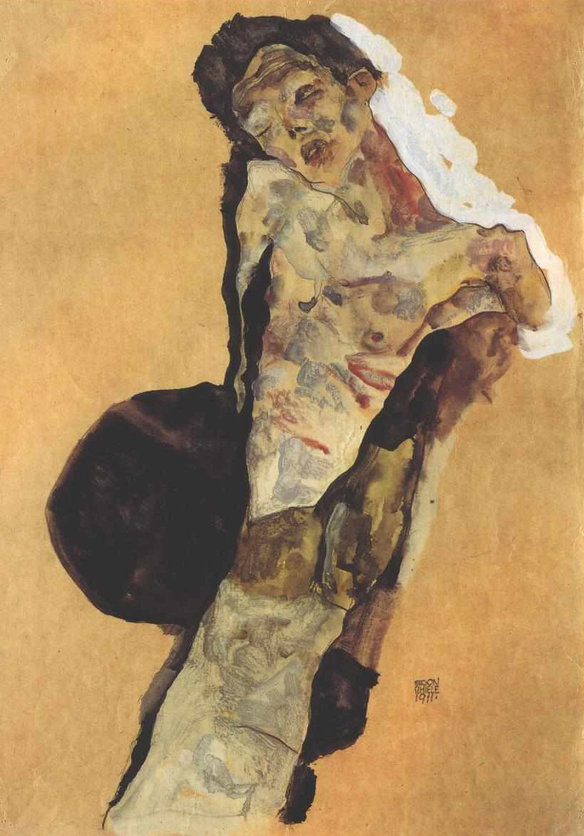 半周期自我呈现 作者 埃贡·席勒（Egon Schiele）