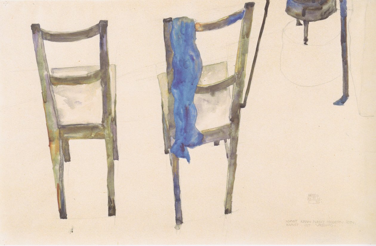 艺术不可能是现代的，艺术是原创的 作者 埃贡·席勒（Egon Schiele）
