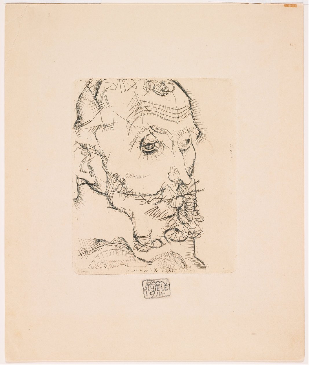 Franz Hauer的肖像 作者 埃贡·席勒（Egon Schiele）