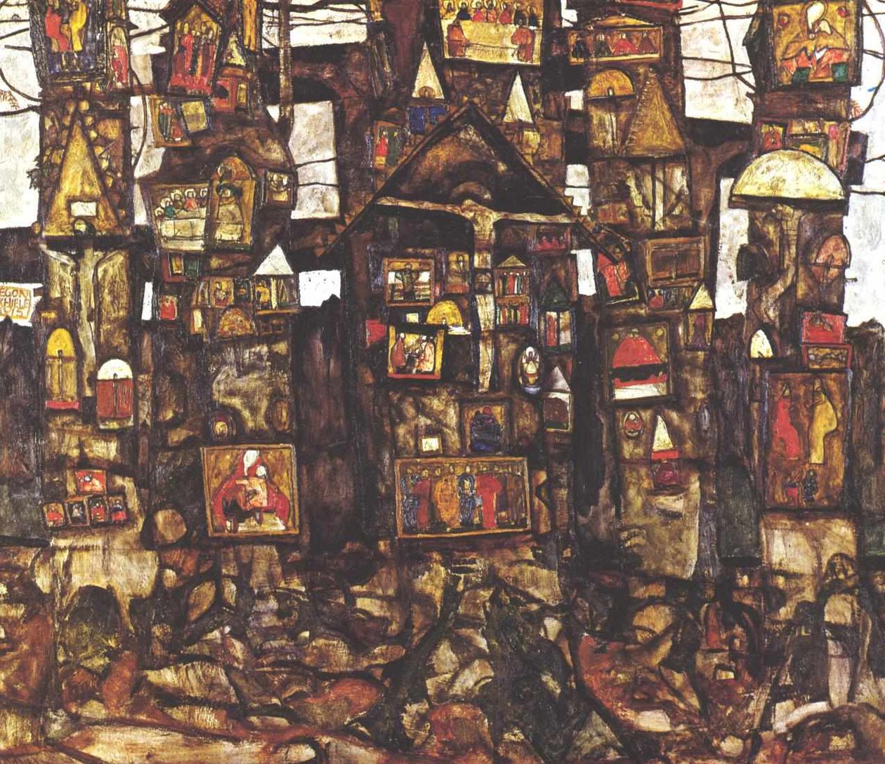 Waldandacht 作者 埃贡·席勒（Egon Schiele）