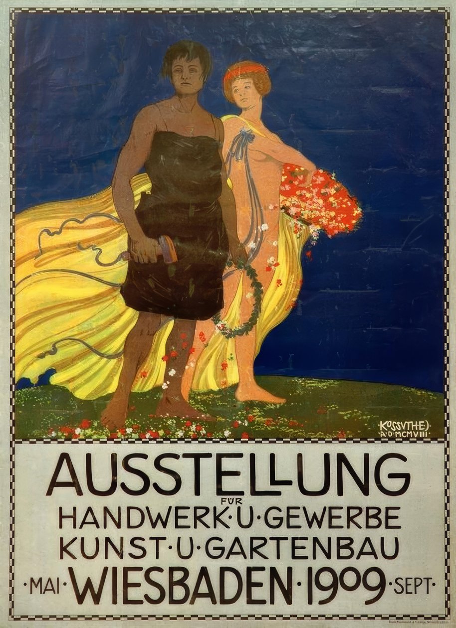 Ausstellung für Handwerk und Gewerbe, Kunst und Gartenbau, Wiesbaden 作者 埃贡·约瑟夫·科苏特