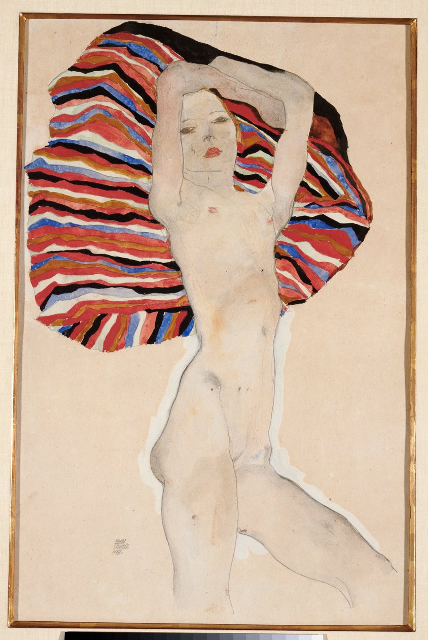 反对有色材料法，1911年 作者 埃贡·席勒（Egon Schiele）