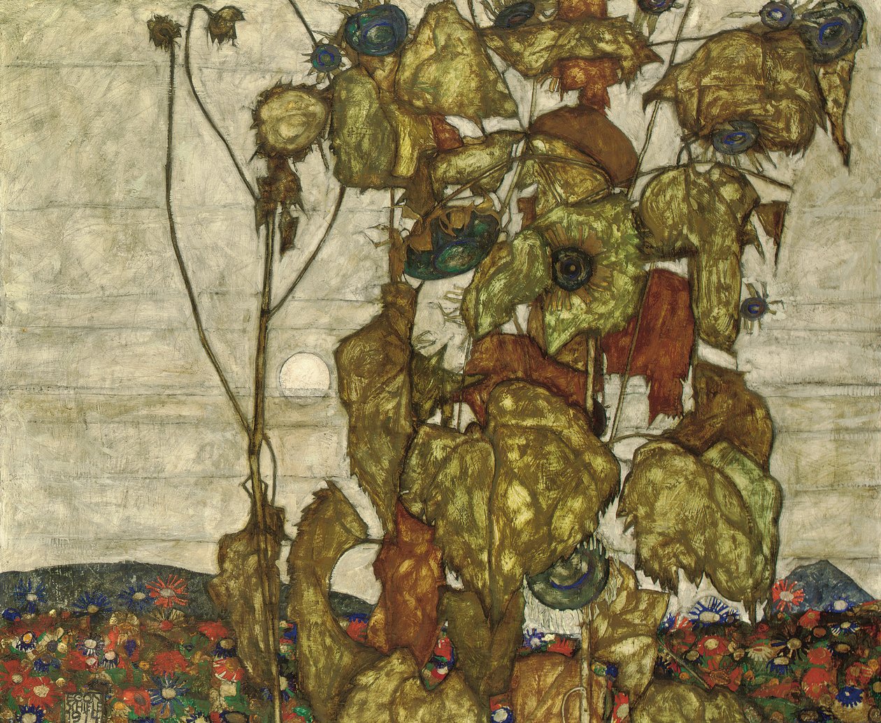 秋天的太阳 作者 埃贡·席勒（Egon Schiele）