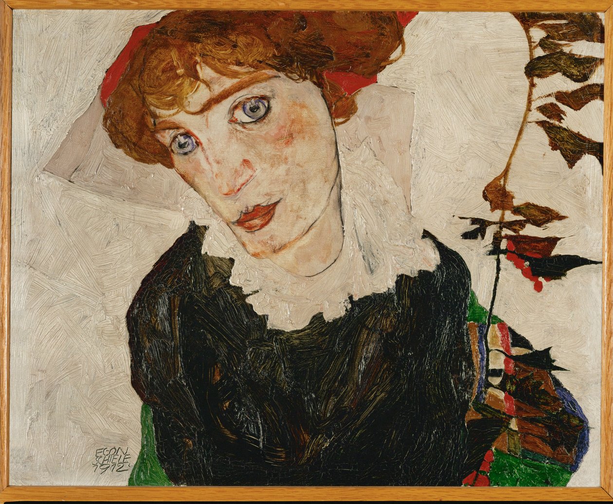 瓦利的作品（木板油画） 作者 埃贡·席勒（Egon Schiele）