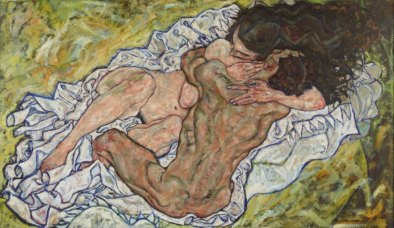 拥抱 作者 埃贡·席勒（Egon Schiele）