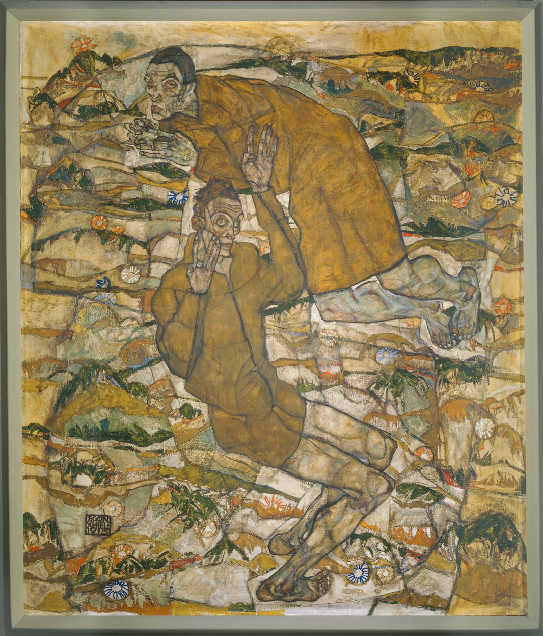 飘向远方，盲人 作者 埃贡·席勒（Egon Schiele）