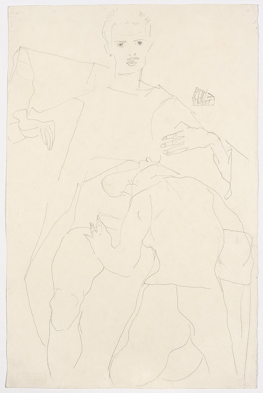 色情场面 作者 埃贡·席勒（Egon Schiele）