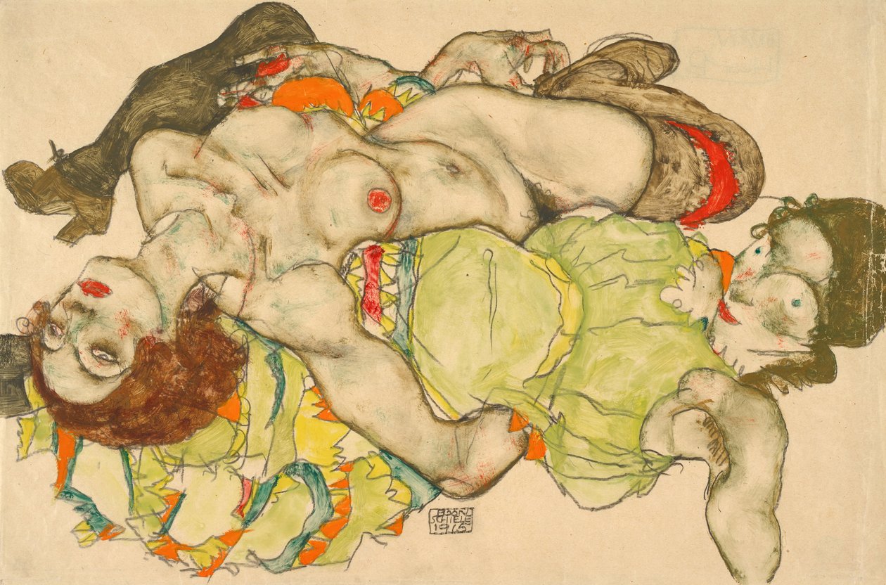 女性恋人 作者 埃贡·席勒（Egon Schiele）