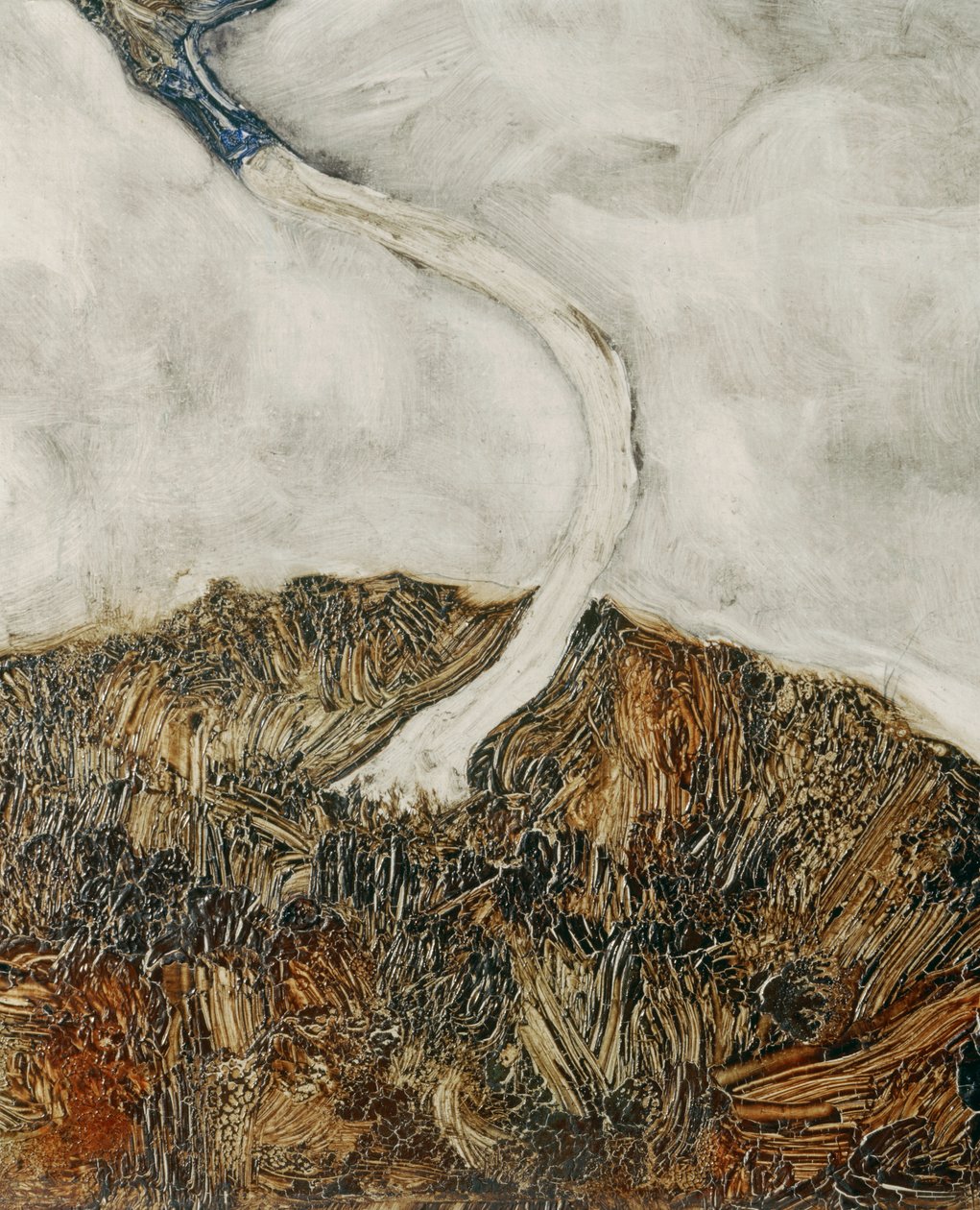 深秋的小树... 作者 埃贡·席勒（Egon Schiele）