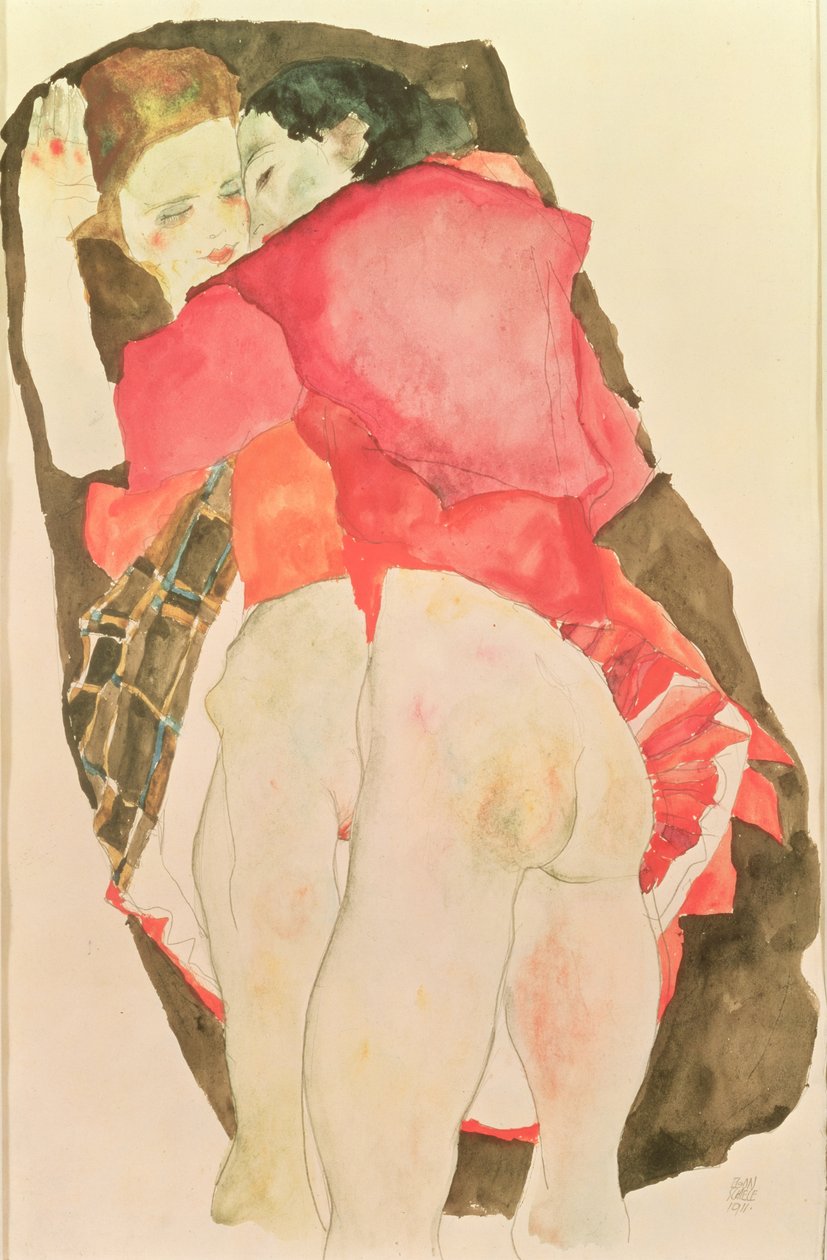 情人 作者 埃贡·席勒（Egon Schiele）