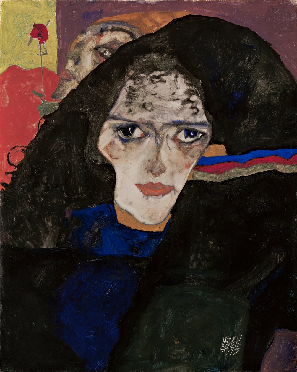 哀悼的女人，1912年 作者 埃贡·席勒（Egon Schiele）