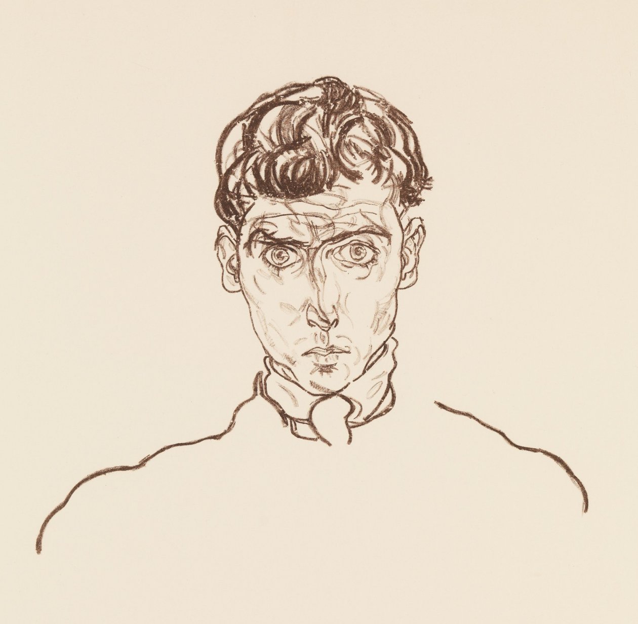 居尔特斯洛的巴黎肖像，1918年。 作者 埃贡·席勒（Egon Schiele）