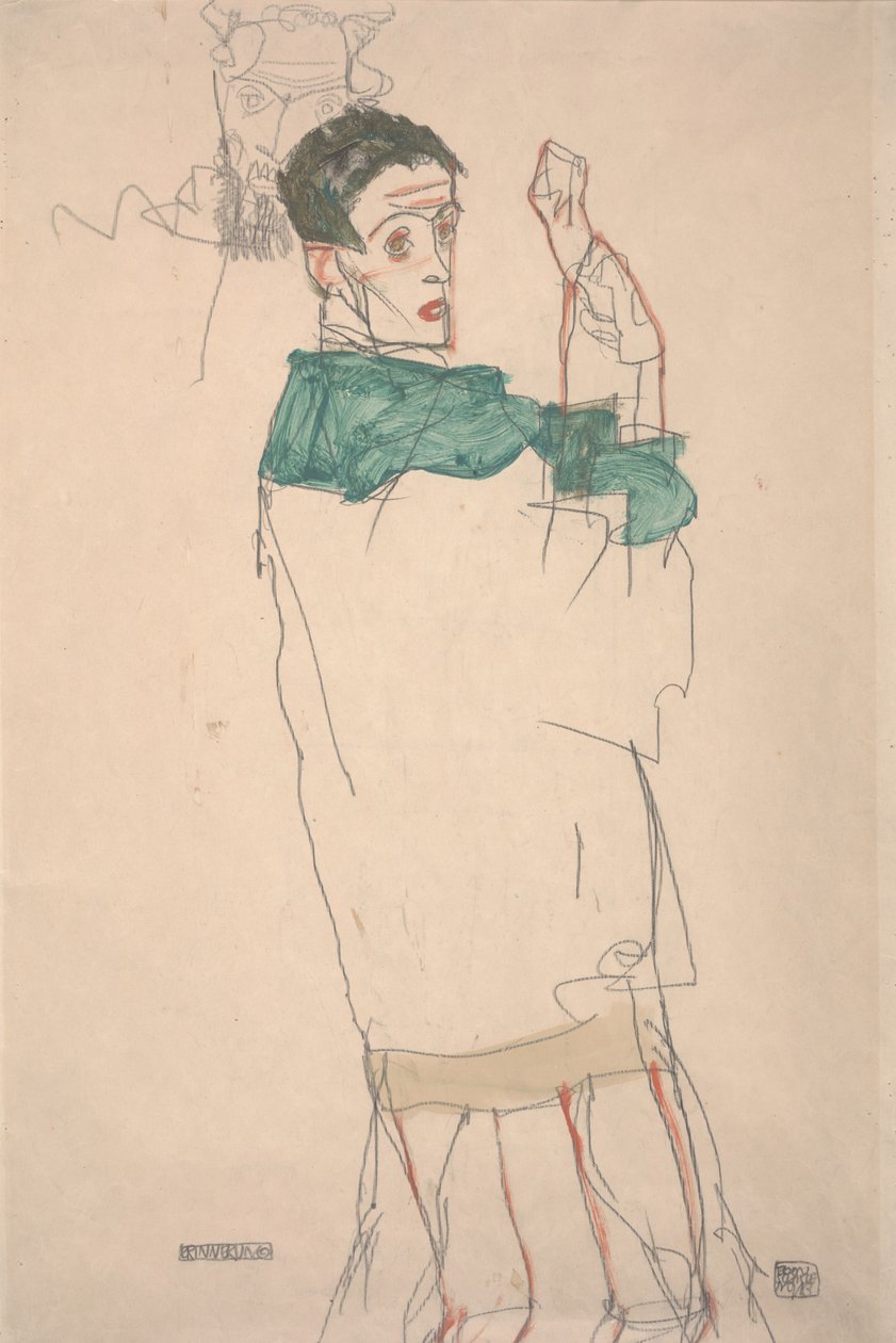 回想 作者 埃贡·席勒（Egon Schiele）