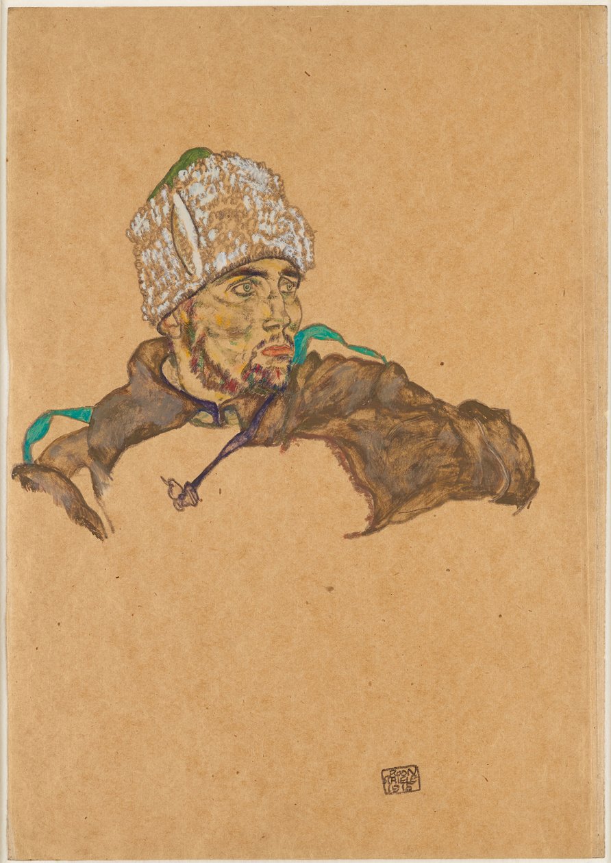 俄罗斯战俘，1915年。 作者 埃贡·席勒（Egon Schiele）