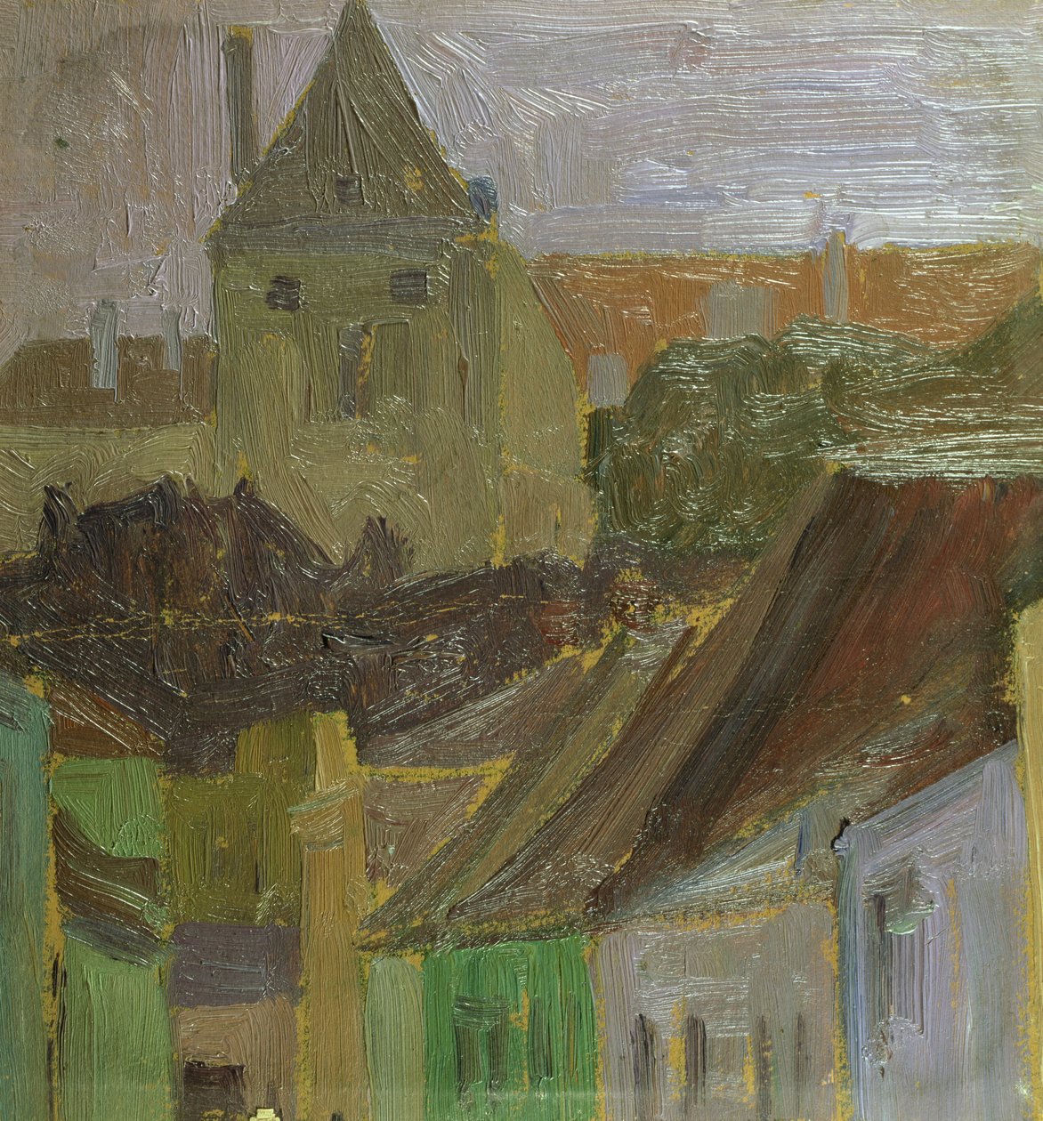 房屋研究 作者 埃贡·席勒（Egon Schiele）