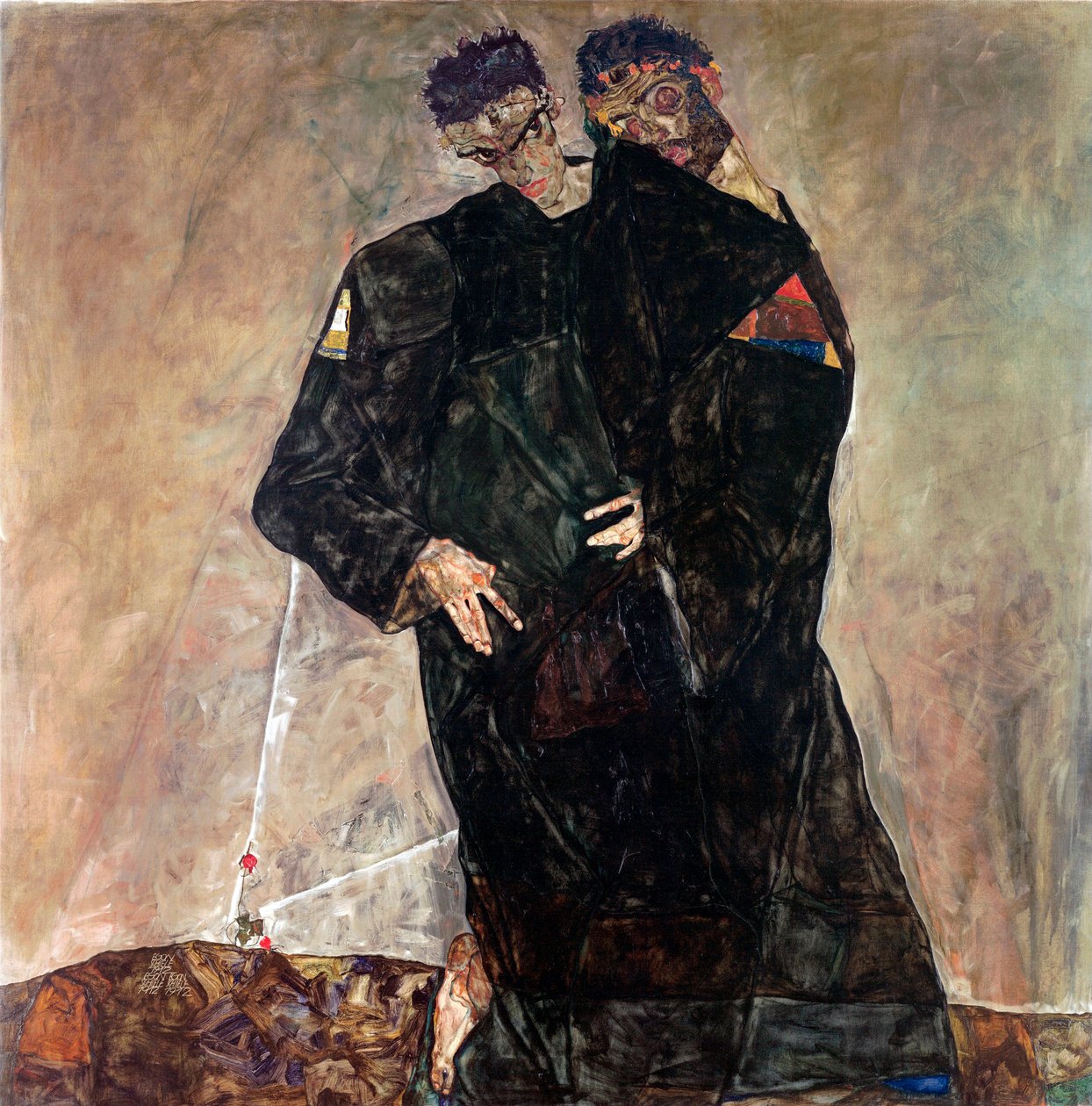 埃贡-席勒的《隐士 作者 埃贡·席勒（Egon Schiele）