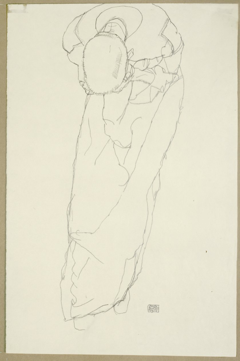 和尚，1914年 作者 埃贡·席勒（Egon Schiele）