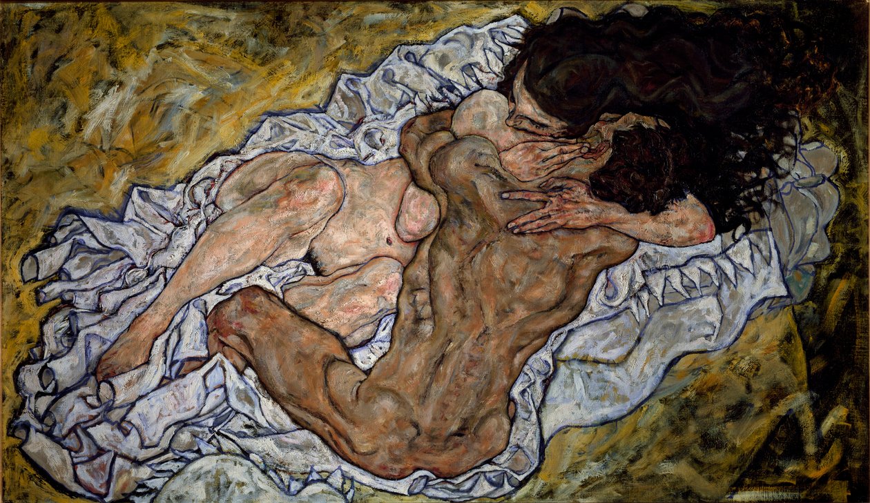 拥抱 作者 埃贡·席勒（Egon Schiele）