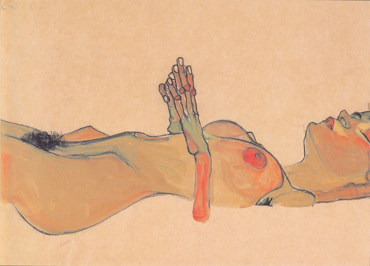 死去的女孩 作者 埃贡·席勒（Egon Schiele）